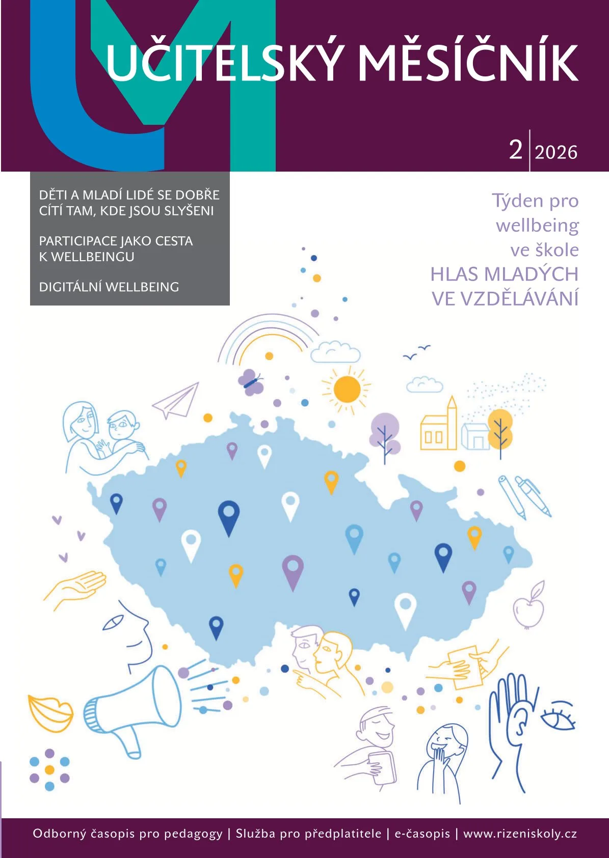 Učitelský měsíčník: Týden pro wellbeing ve škole HLAS MLADÝCH VE VZDĚLÁVÁNÍ